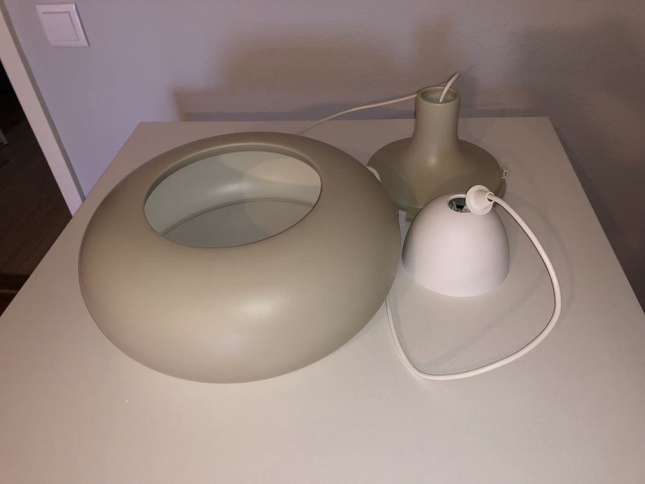 Candeeiro de teto suspeso, Ikea bege 38cm