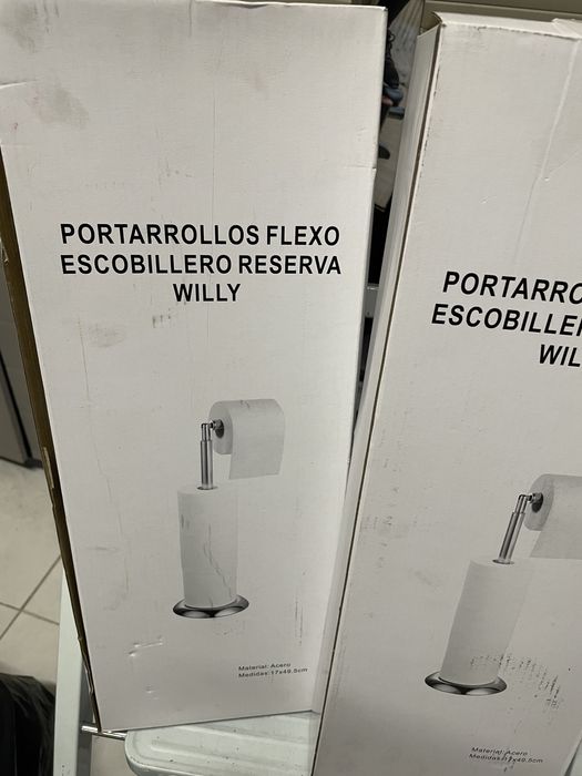 Porta rolos + reserva