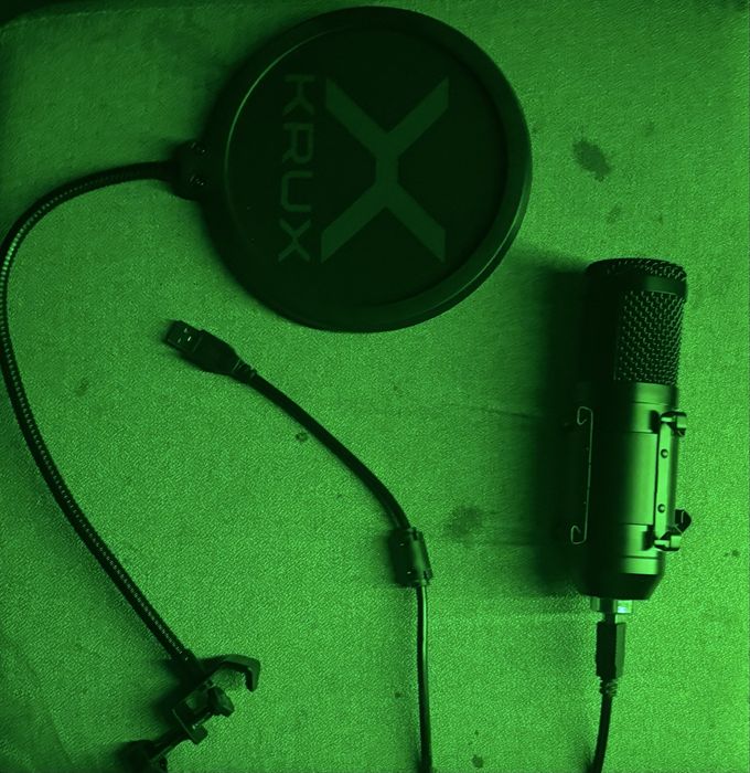 Mikrofon Studyjny Krux Edis 1000 (do gier i muzyki)(Jak nowy)