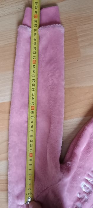 Nowa miękka pluszowa bluza różowa kot 134 Sinsay