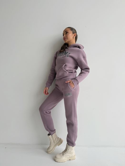 Костюмм зимний,теплый,флис,зима,одежда,женский,пума,фліс,осінній,спорт