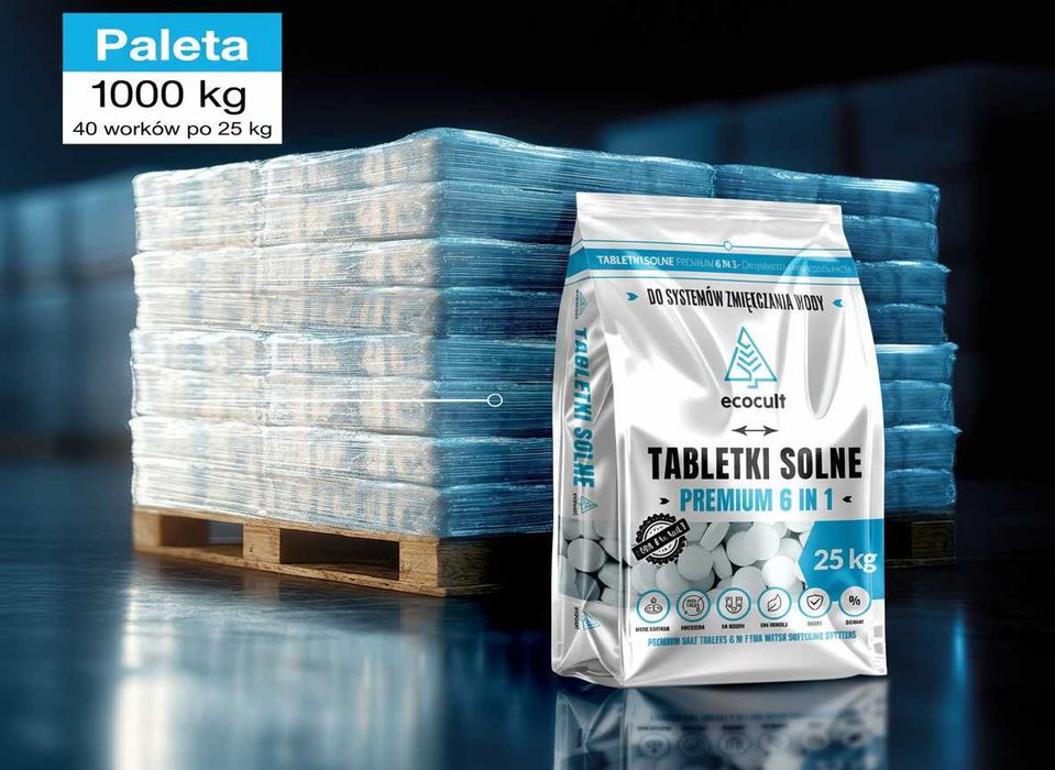 Sól tabletkowa ECOCULT – klasę Premium (B-Grade) | Importer