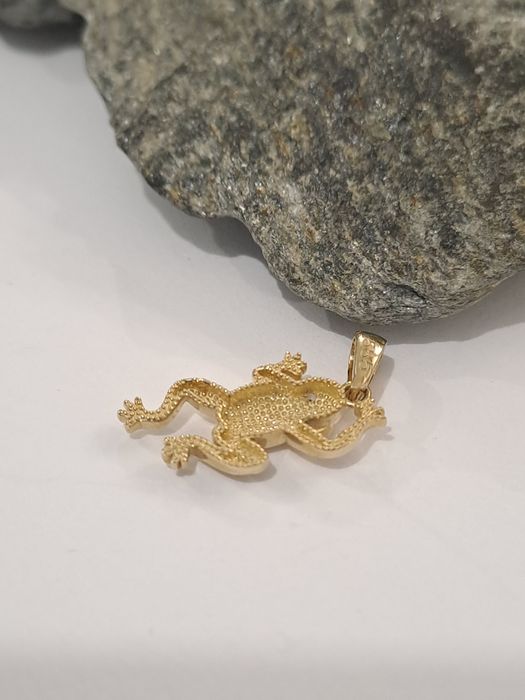 Złota zawieszka Żabka Pr.585 Nowa