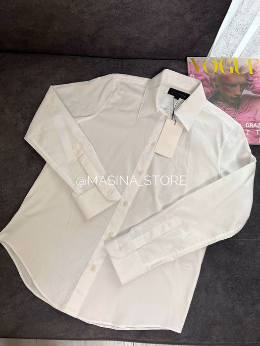 Нові білі сорочки Zara XS S L у смужку прямі оригінал