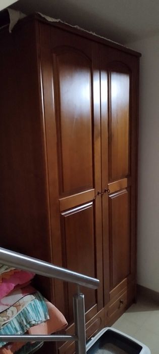 Conjunto de Moveis em madeira de carvalho