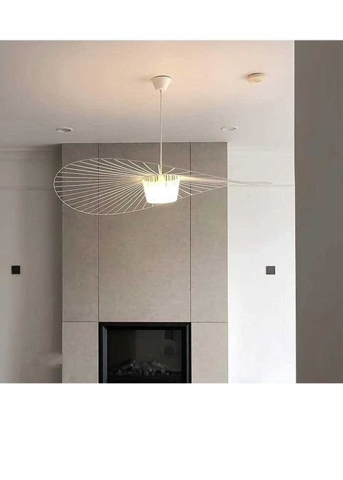 YONIISEA Lampa Wisząca Vertigo 100cm Biała E27 Regulowana Romantyczna