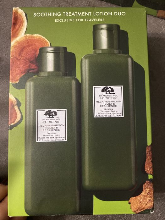 Набір лосьйонів 2 шт для обличчя на основі гриба origins dr.weil