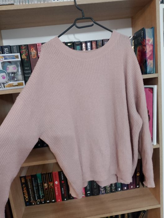 Różowy sweterek  oversize