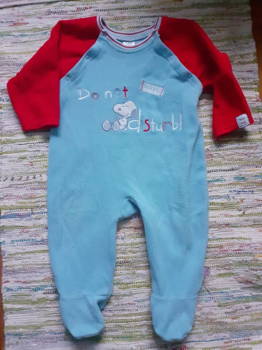 Piżama, kombinezon, polar, pajac r. 80 snoopy