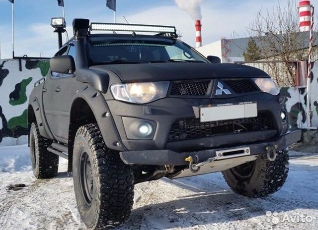 MITSUBISHI L200 Силовые расширители арк later Лаптер. Арки л200