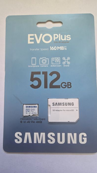 Micro SDXC EVO plus 512gb Samsung