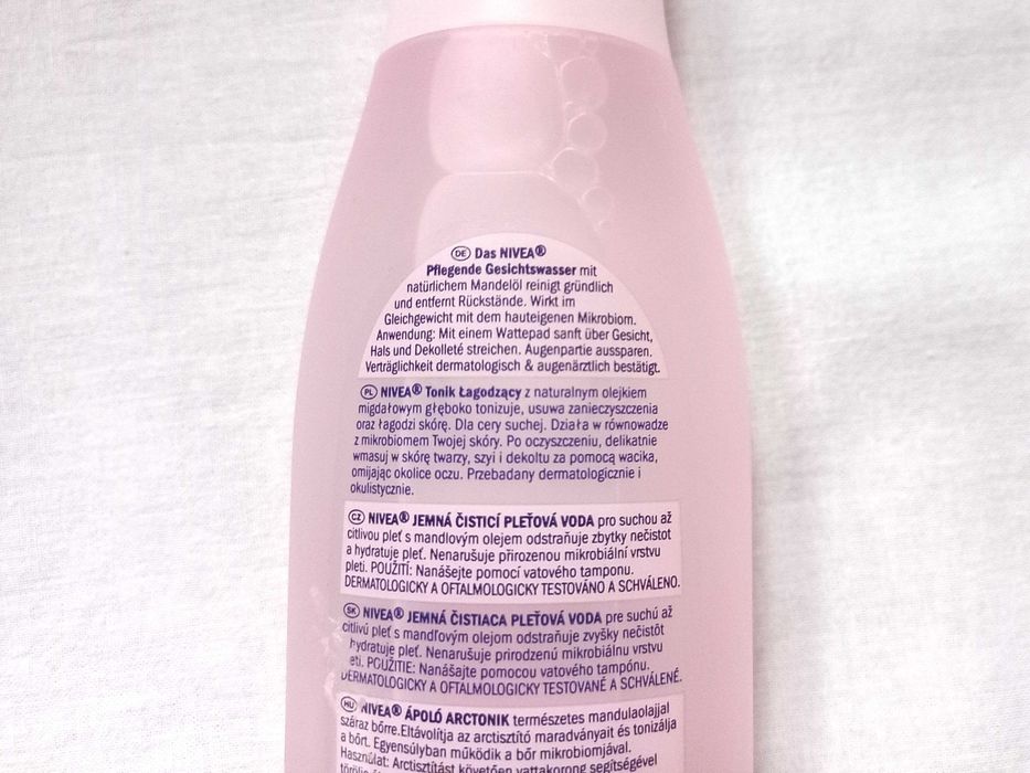 TONIK łagodzący twarz Nivea skóra sucha i wrażliwa NOWY