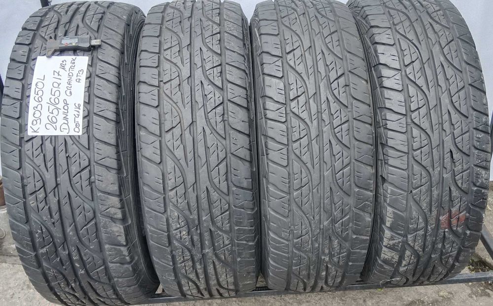 K903650L Komplet 265/65R17 112S Dunlop GrandTrek AT3 dot.4116