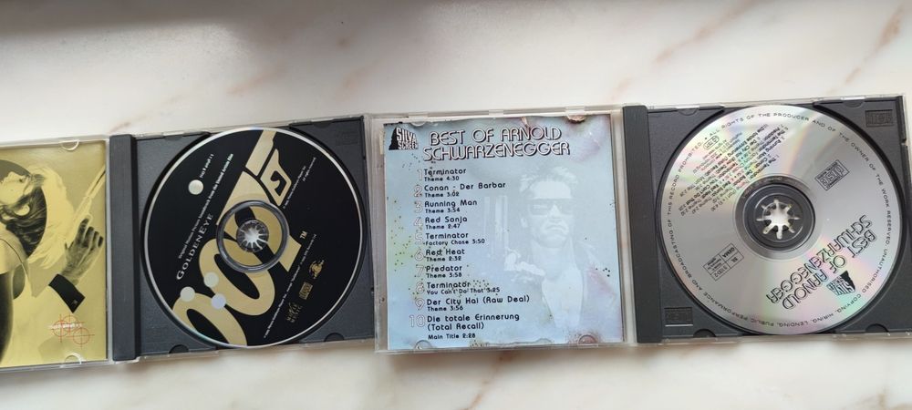 Terminator, Goldeneye, Ray Charles - CDs
