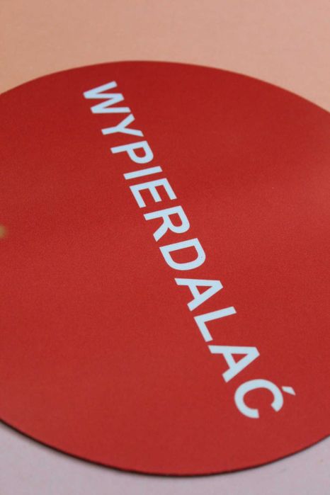 Podkładka pod mysz z napisem