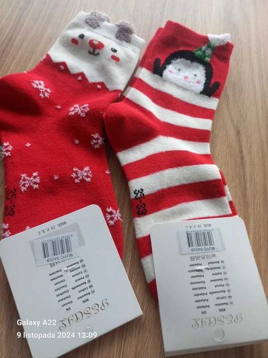 świąteczne skarpety