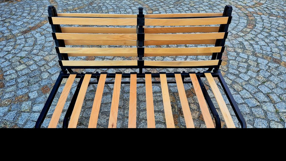 Sofa rozkładana / wersalka IKEA LYCKSELE 2-os. + pokrowiec i pojemnik