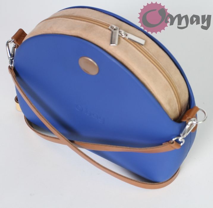 organizer OBAG MOON LIGHT biszkopt eko zamsz 2 kieszenie wkład OMAY