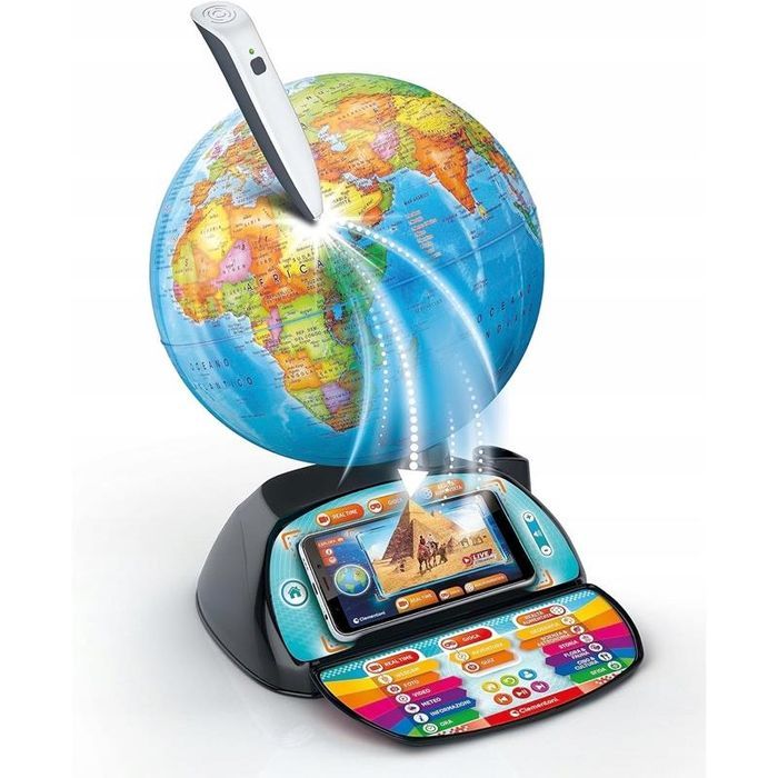 Clementoni Interaktywny Globus Eduglobus Exploreglobe Real Time 50848