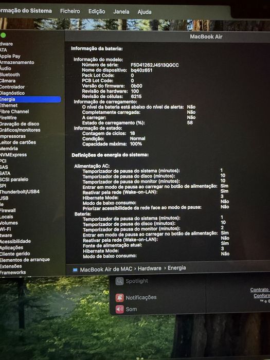 Macbook air 13 M3 8G/256G de 2024