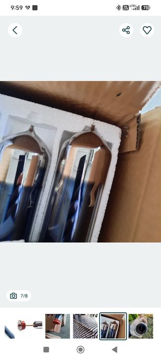 Rury próżniowe heat pipe nowe szklane próżniowe 58x180