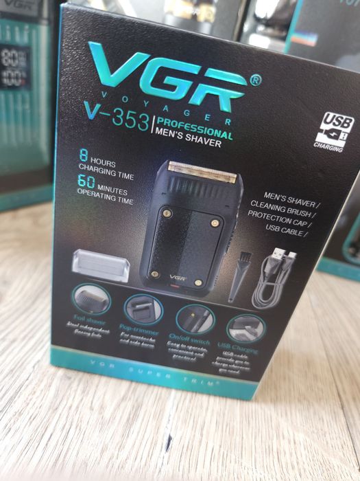 Шейвер бритва для бороды VGR 353 для гоління  бороди  тример дорожний