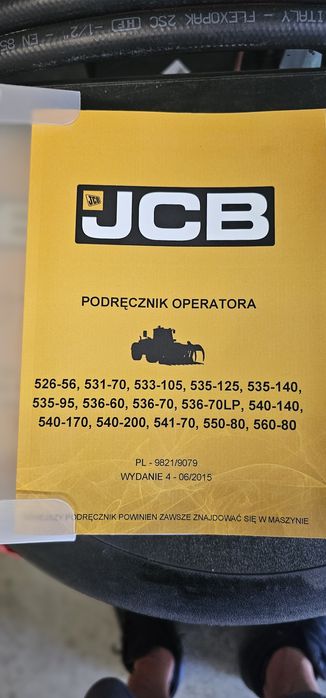 Podręcznik operatora jcb ładowarka teleskopowa
