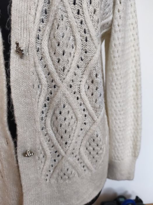 Sweter ażurowy roz 48. 4XL