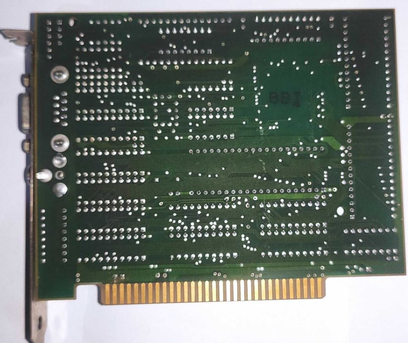 Placa gráfica ATI Graphics Solution-SR ISA 8 bit, muito ANTIGA