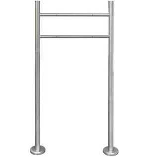 stojak nierdzewny z rur na zewnątrz skrzynka pocztowa itp.