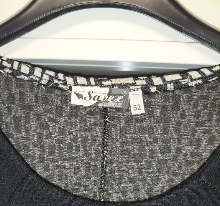 Czarno-biała sukienka roz. 50-52