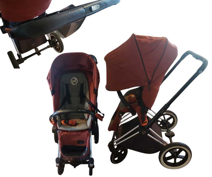 CYBEX PRIAM + OVO + capa de chuva ovo