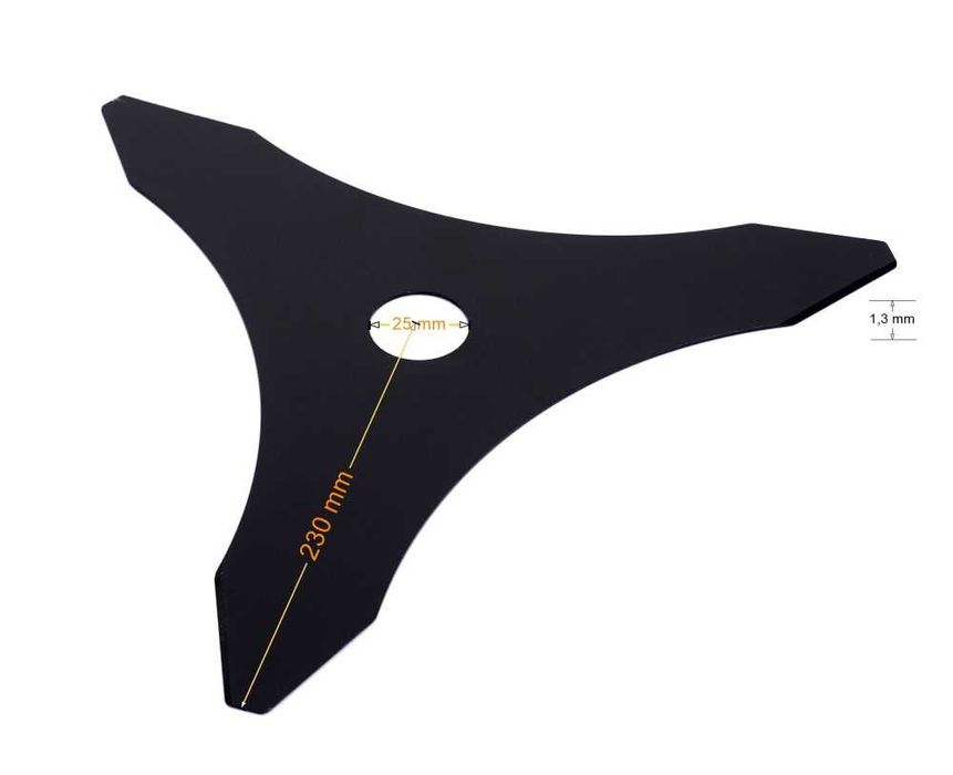 Tarcza nóż ostrze do kosy spalinowej  3 zęby typ A trójząb TA458