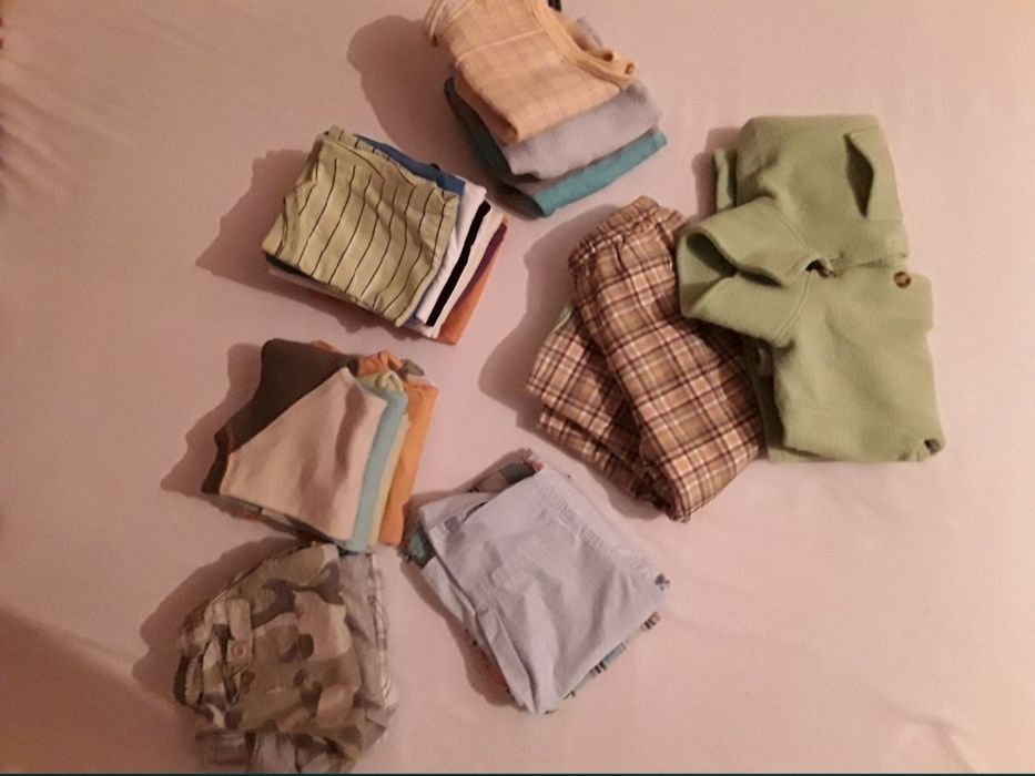 Zestaw 22 sztuk ubrań dla chłopca rozm 86