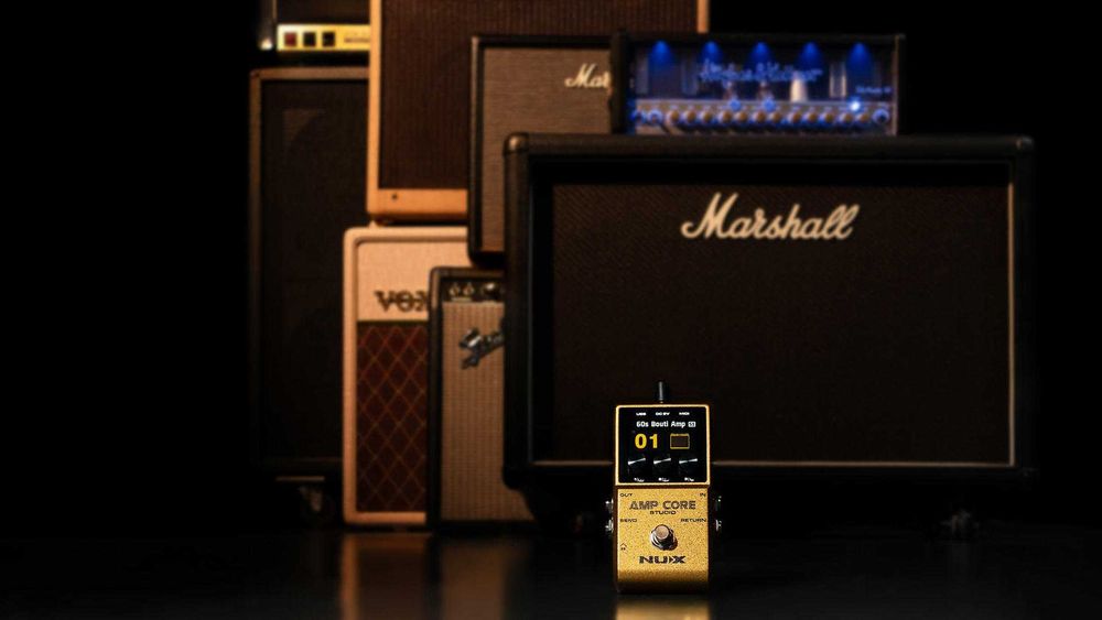 ギター NUX Amp Core Studio NUX Amp Core Studio -Amp Modeler & IR Pedal-｜ミュージック
