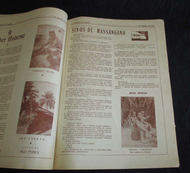 Livro A Província de Angola Edição de Quinze de Agosto 1936