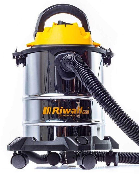 ODKURZACZ przemysłowy bezworkowy RIWALL na sucho mokro MOCNY