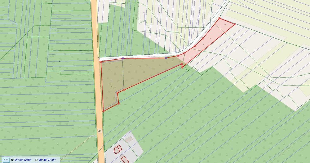 Sprzedam działkę budowlaną Wyśmierzyce