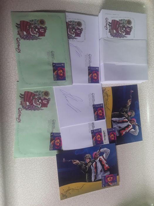 КПД,НХК,Листівки Kalush Orchestra спецпогашеня м. Калуш