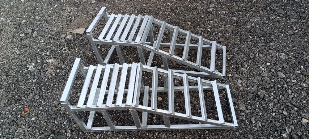 Duas rampas metallico