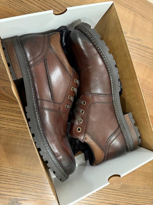 Зимові шкіряні чоловічі ботинки