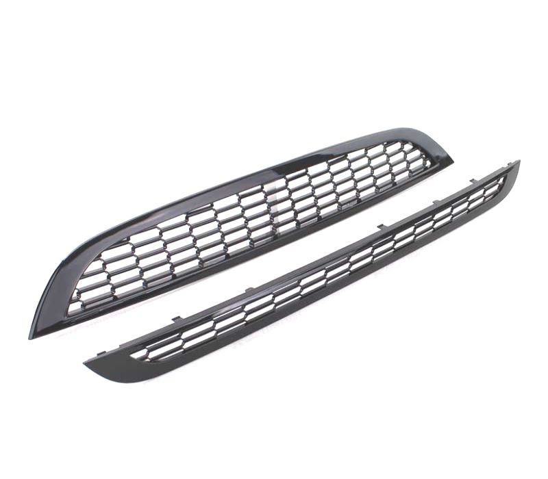 GRELHA FRONTAL MINI COOPER S 01-06 PRETO BRILHANTE