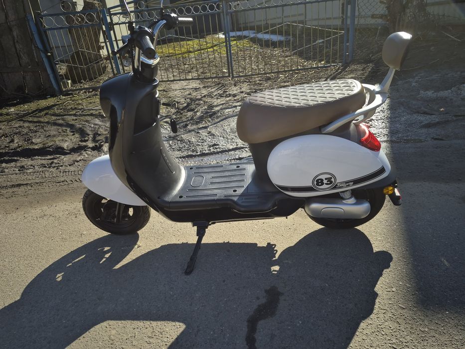 Електричний скутер Billgery BL-0655 двигун 600W, акумулятор 60V