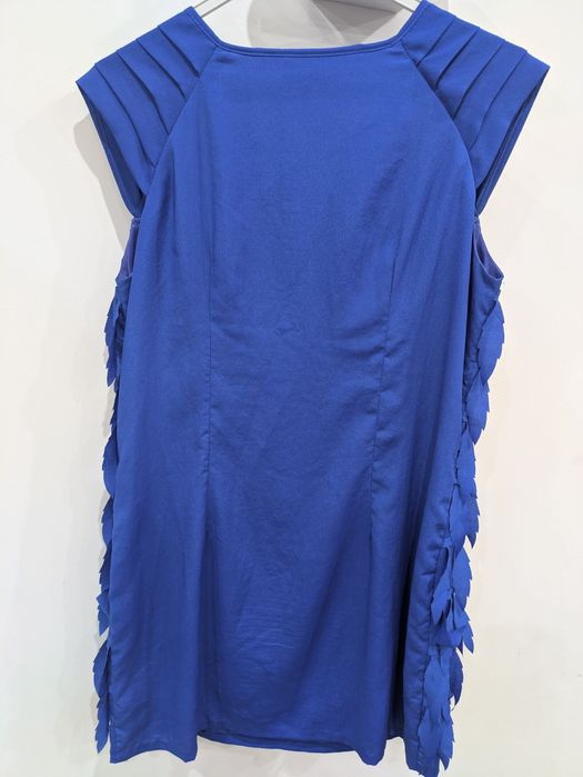 Vestido azul para senhora