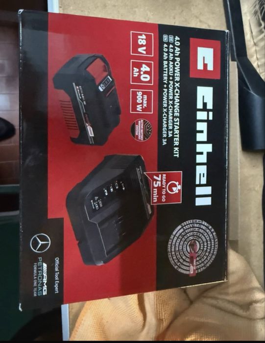 Carregador e bateria 4.0ah einhell
