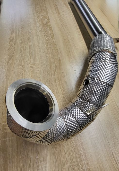 Даунпайп VW Гольф 7, 7R, Ауди А3 8V Downpipe VW Golf 7 HEAT Shield