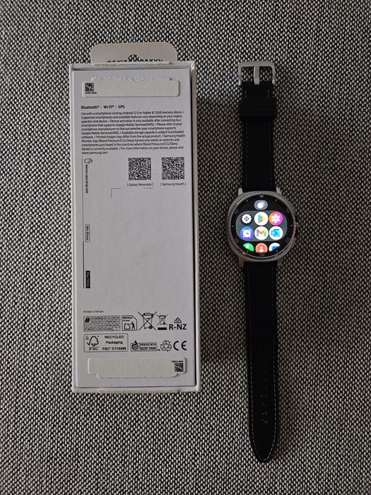 Galaxy Watch8 Classic (46 mm) - NOVO com caixa (fatura de 3 anos)