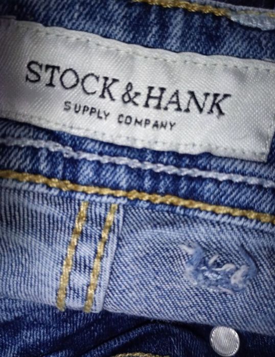 jeansy przetarcia Stock&Hank