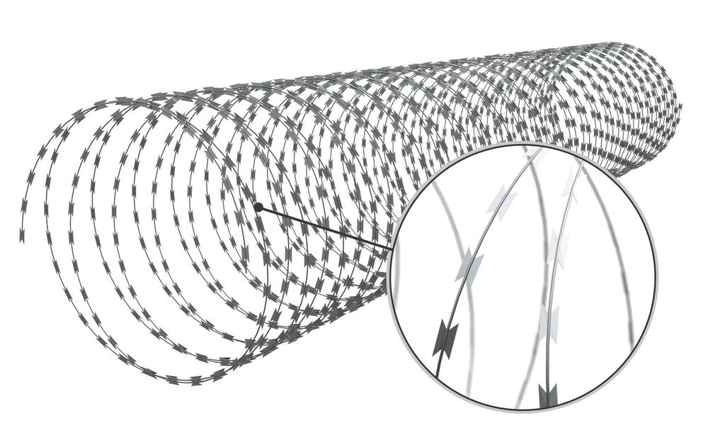 Zasieki Concertina Drut ostrzowy Concertina