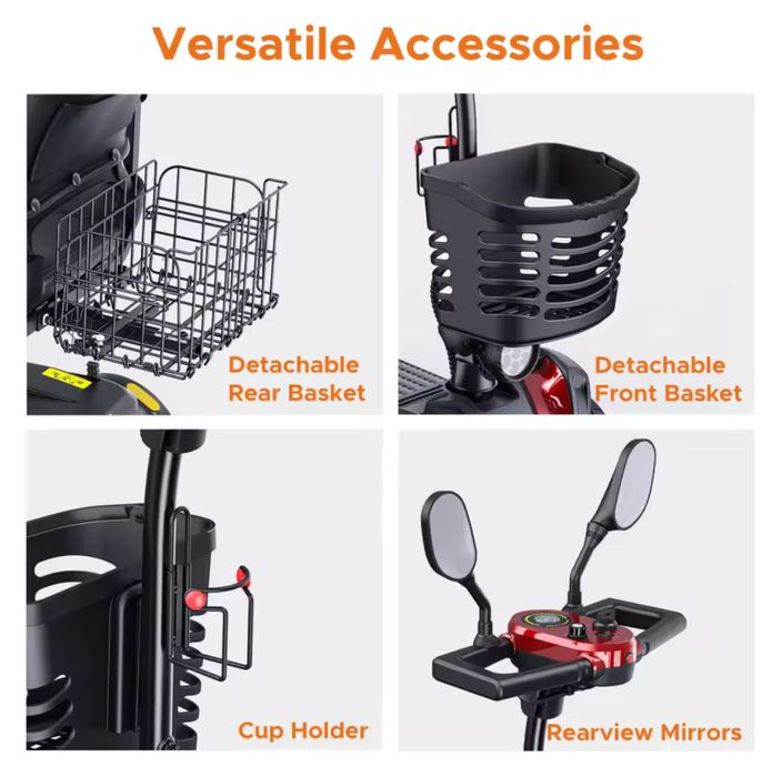 Nova, em caixa! Scooter mobilidade reduzida